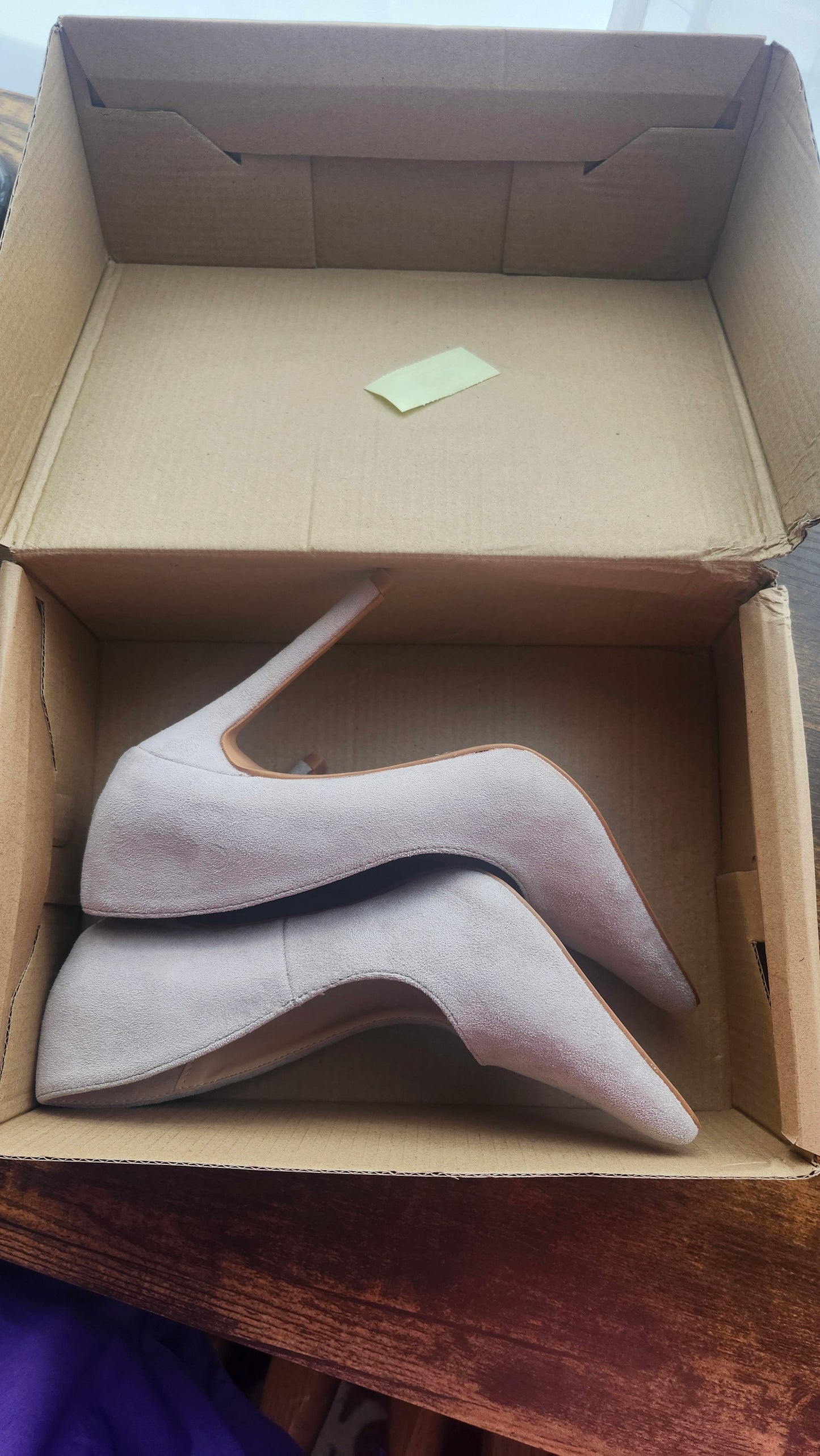 Brand New Boohoo Grey Stilettos